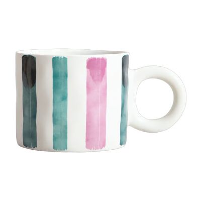 Mug Homla TERNA Coloured Stripes, 350 ml - Publicité Mug Homla TERNA Coloured Stripes, 350 ml - Publicité