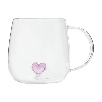 Verre avec anse Homla CORAZON, 400 ml - Publicité Verre avec anse Homla CORAZON, 400 ml - Publicité