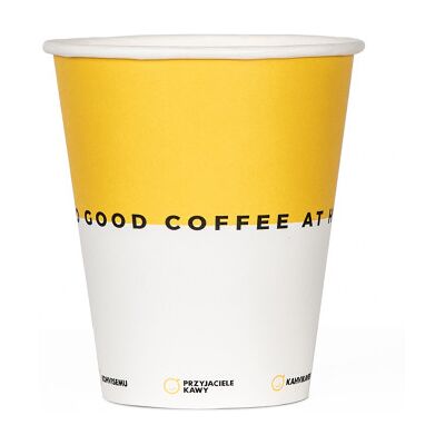 Coffee Friend Gobelets en carton 380 ml/90 mm, 50 pcs. Publicité Coffee Friend Gobelets en carton 380 ml/90 mm, 50 pcs. Publicité