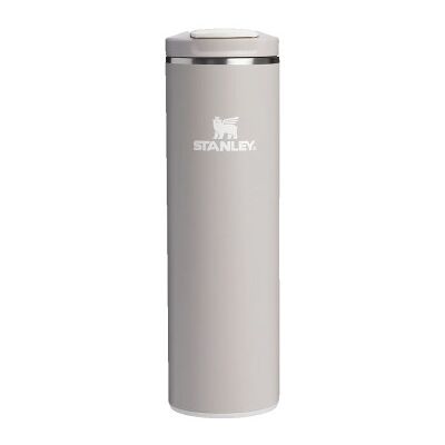 Mug isotherme Stanley Transit Fliptop Ash – 470 ml, gris - Publicité Mug isotherme Stanley Transit Fliptop Ash – 470 ml, gris - Publicité