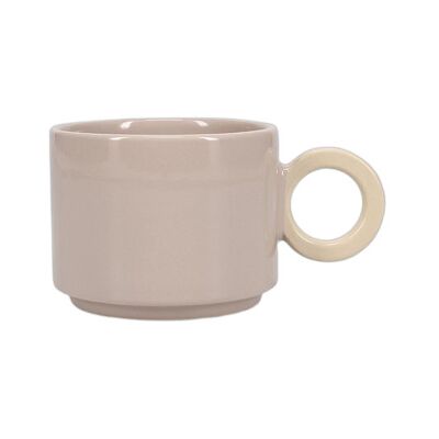 Tasse ONA Lou Grey/Beige, 280 ml - Publicité Tasse ONA Lou Grey/Beige, 280 ml - Publicité