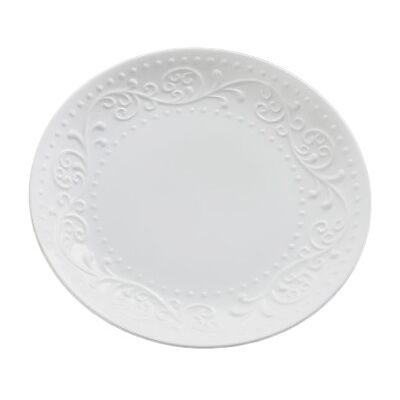 Assiette Homla SYLIA White Ornament, 27 cm - Publicité Assiette Homla SYLIA White Ornament, 27 cm - Publicité