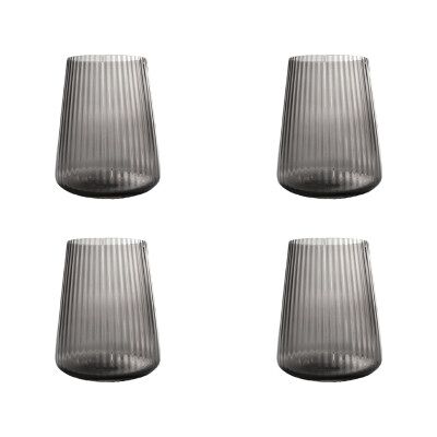 S|P Collection Lot de verres S P Collection Smoked Ray, 4 x 300 ml - Publicité S|P Collection Lot de verres S P Collection Smoked Ray, 4 x 300 ml - Publicité