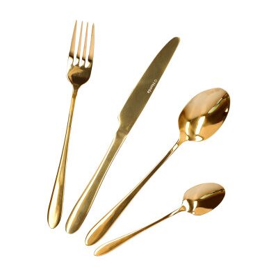 Set de couverts Homla ABELE Gold, 16 pcs. Publicité Set de couverts Homla ABELE Gold, 16 pcs. Publicité