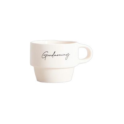 Lot de mugs Homla VITI Ecru, 4 pcs. x 85 ml - Publicité Lot de mugs Homla VITI Ecru, 4 pcs. x 85 ml - Publicité
