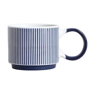 Mug Homla MULIGO Blue Stripes, 250 ml - Publicité Mug Homla MULIGO Blue Stripes, 250 ml - Publicité
