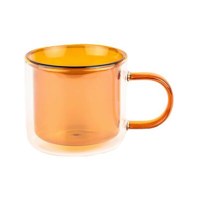 Verre à cappuccino à double paroi avec anse CHiATO, 250 ml - Publicité Verre à cappuccino à double paroi avec anse CHiATO, 250 ml - Publicité
