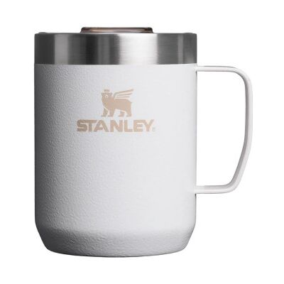 Mug de voyage Stanley Everyday Camp Hammertone Frost – 230 ml, blanc - Publicité Mug de voyage Stanley Everyday Camp Hammertone Frost – 230 ml, blanc - Publicité