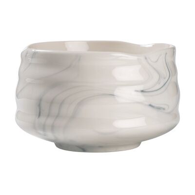 Bol à matcha en céramique CHiATO Chawan Cloud Mist – blanc / bleu grisâtre - Publicité Bol à matcha en céramique CHiATO Chawan Cloud Mist – blanc / bleu grisâtre - Publicité