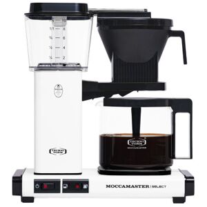 Cafetière filtre Moccamaster KBG 741 Select Matt White - blanche - Publicité Cafetière filtre Moccamaster KBG 741 Select Matt White - blanche - Publicité