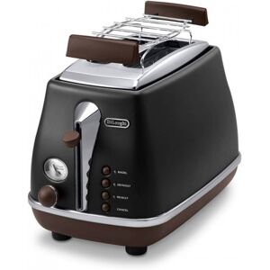 DeLonghi Grille-pain De'Longhi Icona Vintage CTOV 2103.BK - Publicité DeLonghi Grille-pain De'Longhi Icona Vintage CTOV 2103.BK - Publicité