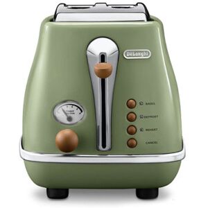DeLonghi Grille-pain De'Longhi Icona Vintage CTOV 2103.GR - Publicité DeLonghi Grille-pain De'Longhi Icona Vintage CTOV 2103.GR - Publicité