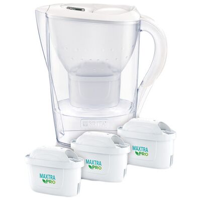 BRITA Marella Cool White - 2.4 L - Carafe filtrante - Publicité BRITA Marella Cool White - 2.4 L - Carafe filtrante - Publicité