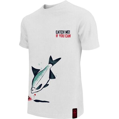 T-shirt Delphin Catch me! Brème L Beige, Gray, Red L - Publicité T-shirt Delphin Catch me! Brème L Beige, Gray, Red L - Publicité