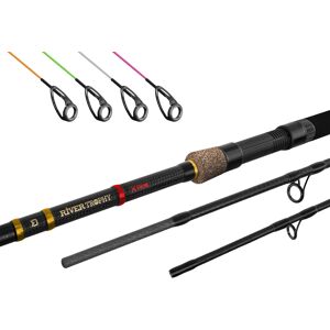 Canne Feeder Delphin RIVER Trophy NXT X-TREME +4 scions 400cm/250g/3 pcs Gray, Beige, Green 400cm/250g/3 pcs - Publicité Canne Feeder Delphin RIVER Trophy NXT X-TREME +4 scions 400cm/250g/3 pcs Gray, Beige, Green 400cm/250g/3 pcs - Publicité