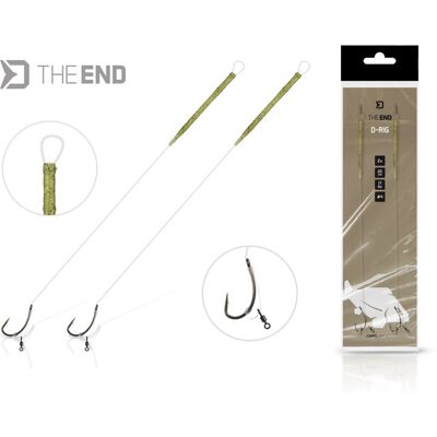 Bas de ligne Delphin THE END D-Rig / 2 pcs 20 cm / 17lbs / #6 20 cm / 17lbs / #6 - Publicité Bas de ligne Delphin THE END D-Rig / 2 pcs 20 cm / 17lbs / #6 20 cm / 17lbs / #6 - Publicité