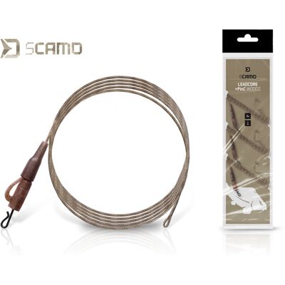 Bas de ligne Delphin sCAMO Leadcore + PinC WOODZ / 3 pcs 1m 1m - Publicité Bas de ligne Delphin sCAMO Leadcore + PinC WOODZ / 3 pcs 1m 1m - Publicité