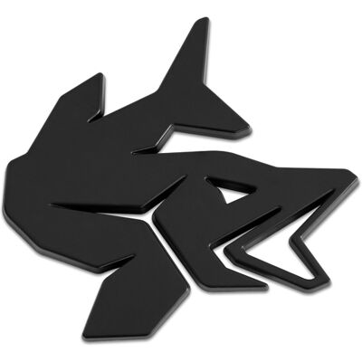 3D autocollant Delphin PIKE Noir Noir - Publicité 3D autocollant Delphin PIKE Noir Noir - Publicité