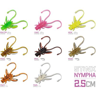Leurre artificiel Delphin B! Stinx NYMPHA / 20 pcs 2.5cm / FRUITY 2.5cm / FRUITY - Publicité Leurre artificiel Delphin B! Stinx NYMPHA / 20 pcs 2.5cm / FRUITY 2.5cm / FRUITY - Publicité
