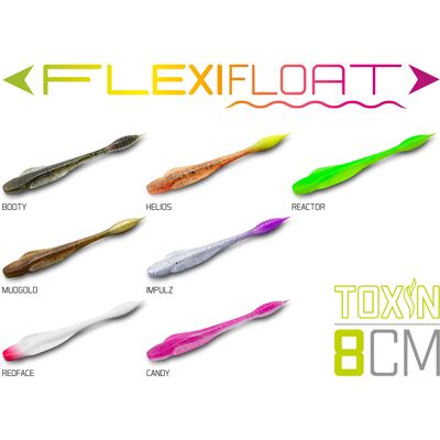 Leurre artificiel Delphin TOXIN UVs / 8 pcs 8cm / CANDY 8cm / CANDY - Publicité Leurre artificiel Delphin TOXIN UVs / 8 pcs 8cm / CANDY 8cm / CANDY - Publicité