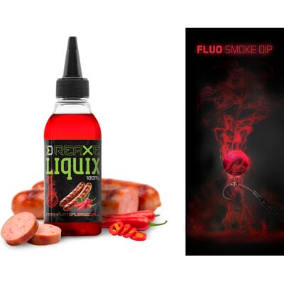 Delphin Fluo dip D SNAX LiquiX / 100ml Saucisse de Francfort – piment Saucisse de Francfort – piment - Publicité Delphin Fluo dip D SNAX LiquiX / 100ml Saucisse de Francfort – piment Saucisse de Francfort – piment - Publicité