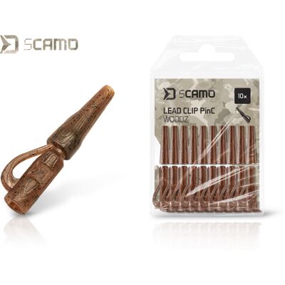 Clip plomb Delphin sCAMO PinC WOODZ / 10 pcs - Publicité Clip plomb Delphin sCAMO PinC WOODZ / 10 pcs - Publicité