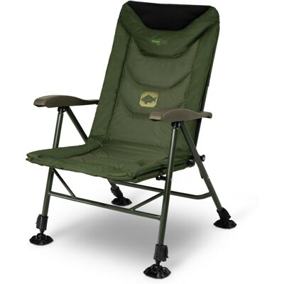 Fauteuil de pêche Delphin ErgoCARP - Publicité Fauteuil de pêche Delphin ErgoCARP - Publicité