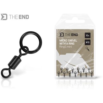 Émerillon micro avec anneau Delphin TheEND RingS mini / 10pcs #13 #13 - Publicité Émerillon micro avec anneau Delphin TheEND RingS mini / 10pcs #13 #13 - Publicité
