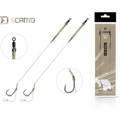 Bas de ligne Delphin sCAMO Boilie rig / 2 pcs 20cm/25lbs/#4 20cm/25lbs/#4 - Publicité Bas de ligne Delphin sCAMO Boilie rig / 2 pcs 20cm/25lbs/#4 20cm/25lbs/#4 - Publicité