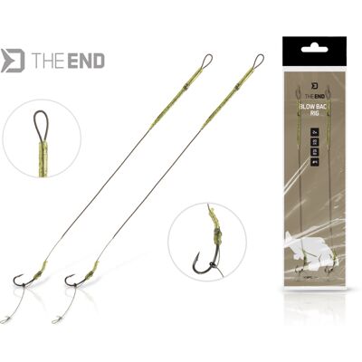 Bas de ligne Delphin THE END Blow back rig / 2 pcs 20cm/25lbs/#8 20cm/25lbs/#8 - Publicité Bas de ligne Delphin THE END Blow back rig / 2 pcs 20cm/25lbs/#8 20cm/25lbs/#8 - Publicité