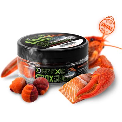 Delphin Appât D SNAX SHELL 12mm/30g Saumon – écrevisse /wafters/soluble - Publicité Delphin Appât D SNAX SHELL 12mm/30g Saumon – écrevisse /wafters/soluble - Publicité