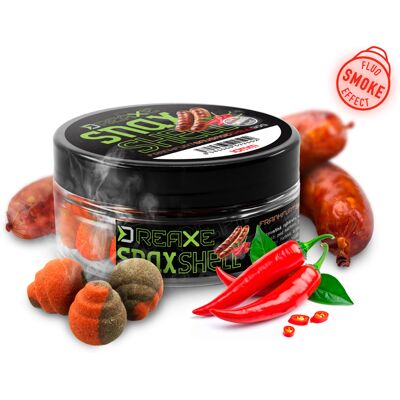 Delphin Appât D SNAX SHELL 14mm/30g Saucisse de Francfort – piment / wafters / soluble - Publicité Delphin Appât D SNAX SHELL 14mm/30g Saucisse de Francfort – piment / wafters / soluble - Publicité