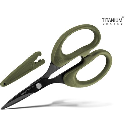 Ciseaux dentelés Delphin BladeX Long Titan 12 cm 12 cm - Publicité Ciseaux dentelés Delphin BladeX Long Titan 12 cm 12 cm - Publicité