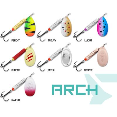 Cuillère tournante Delphin ARCH 4g/taille.1/RedEND 4g/taille.1/RedEND - Publicité Cuillère tournante Delphin ARCH 4g/taille.1/RedEND 4g/taille.1/RedEND - Publicité