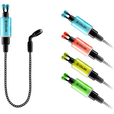 Lot d'indicateurs de touche à chaîne Delphin COLOR / 2 pcs vert + jaune vert + jaune - Publicité Lot d'indicateurs de touche à chaîne Delphin COLOR / 2 pcs vert + jaune vert + jaune - Publicité