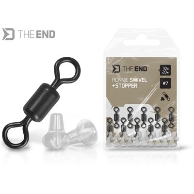Lot Delphin TheEND Ronnie émerillon + Stop appât / 10+20 pcs #7 - Publicité Lot Delphin TheEND Ronnie émerillon + Stop appât / 10+20 pcs #7 - Publicité