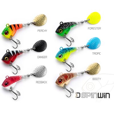 Leurre vibrant Delphin SpinWIN 7,5g/FORESTER 7,5g/FORESTER - Publicité Leurre vibrant Delphin SpinWIN 7,5g/FORESTER 7,5g/FORESTER - Publicité