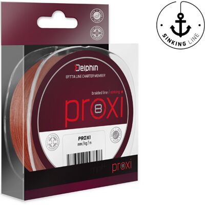 Delphin - PROXI 8 - Gris - 0.10mm - Fil de pêche tressé - Publicité Delphin - PROXI 8 - Gris - 0.10mm - Fil de pêche tressé - Publicité