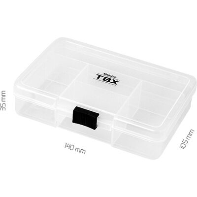 Delphin TBX One 140-5P Clip - 140x105x35mm - 5 compartiments - Beige/Noir/Gris - Boîte - Publicité Delphin TBX One 140-5P Clip - 140x105x35mm - 5 compartiments - Beige/Noir/Gris - Boîte - Publicité