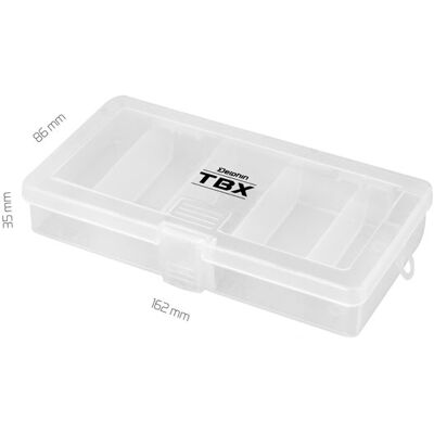 Delphin - TBX One 162-5P - 162x86x35mm Beige Gris - Boîte de rangement - Publicité Delphin - TBX One 162-5P - 162x86x35mm Beige Gris - Boîte de rangement - Publicité