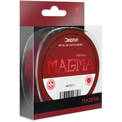 Delphin - MAGMA - 0.261mm - 5.7kg 1000m - Ligne de pêche - Publicité Delphin - MAGMA - 0.261mm - 5.7kg 1000m - Ligne de pêche - Publicité