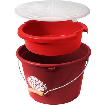 Seau Delphin ATOMA avec Couvercle et Bassine - Seau avec Couvercle et Bassine - Publicité Seau Delphin ATOMA avec Couvercle et Bassine - Seau avec Couvercle et Bassine - Publicité