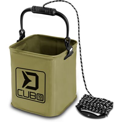 Seau Delphin CUBO - 5L + 5m Gris, Noir, Beige - Publicité Seau Delphin CUBO - 5L + 5m Gris, Noir, Beige - Publicité