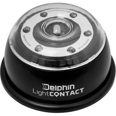 Lampe Bivouac Delphin Light CONTACT 6+1 LED Gray, Silver - Publicité Lampe Bivouac Delphin Light CONTACT 6+1 LED Gray, Silver - Publicité