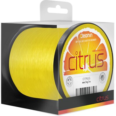 Delphin CITRUS / jaune 0,30mm 15lbs 1200m - Ligne de Pêche - Publicité Delphin CITRUS / jaune 0,30mm 15lbs 1200m - Ligne de Pêche - Publicité