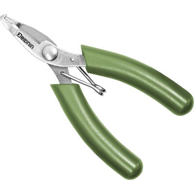 Delphin MINI - 10cm - Poignée en caoutchouc - fishing pliers - Publicité Delphin MINI - 10cm - Poignée en caoutchouc - fishing pliers - Publicité
