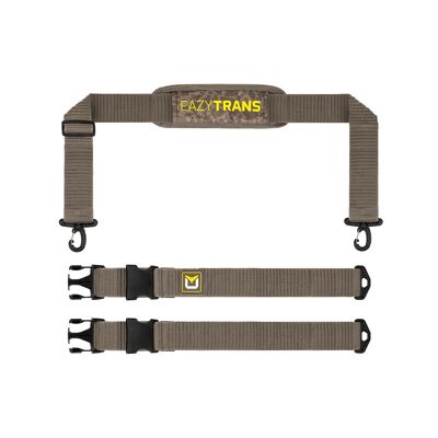 Sangles de transport Delphin Eazy TRANS Gray, Beige, Silver - Publicité Sangles de transport Delphin Eazy TRANS Gray, Beige, Silver - Publicité