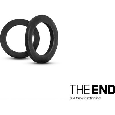 Delphin - THE END Round Ring - Gris - 3.1mm - Ring - Publicité Delphin - THE END Round Ring - Gris - 3.1mm - Ring - Publicité