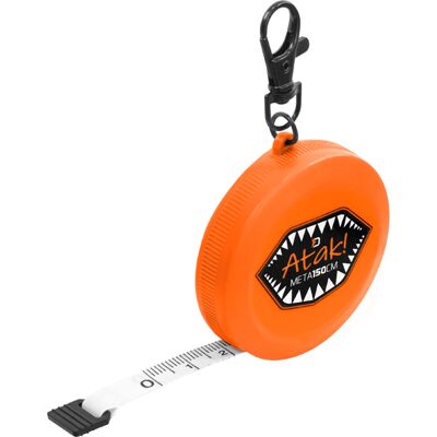 Delphin - MeTa Atak! - Orange - 150cm - Mètre ruban - Publicité Delphin - MeTa Atak! - Orange - 150cm - Mètre ruban - Publicité