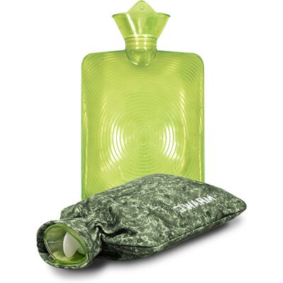 Bouteille d'eau chaude Delphin WARMex 2L Green, Gray, Beige 2L - Publicité Bouteille d'eau chaude Delphin WARMex 2L Green, Gray, Beige 2L - Publicité